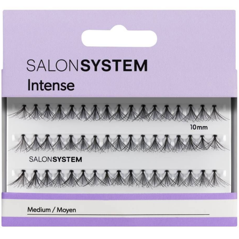 Salon System Naturalash Individual Lashes Black Medium Extra