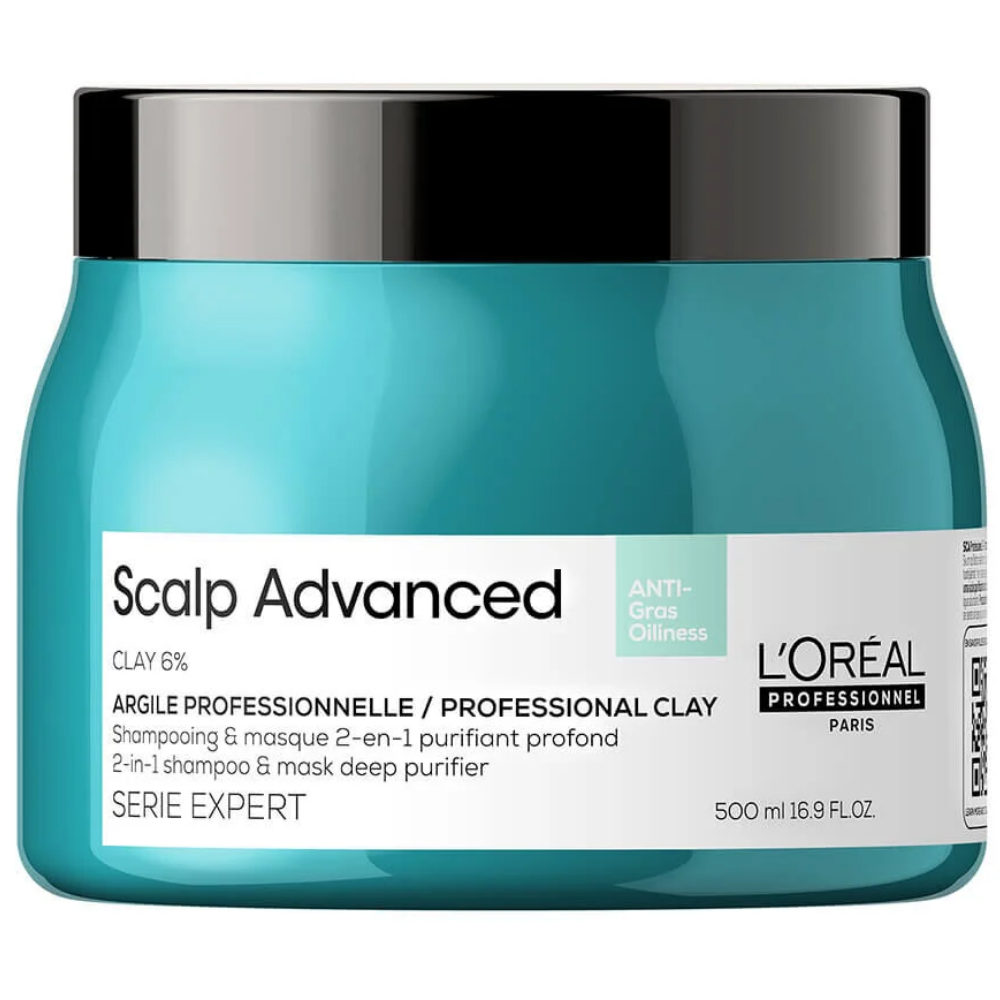 L'Oréal Professionnel Serie Expert Scalp Advanced 2-In-1 Anti-Oiliness Clay 500ml