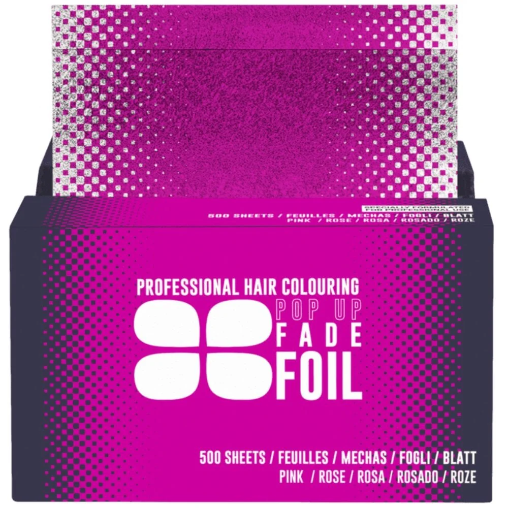 Procare Pop-Up Embossed Fade Foil Sheets Pink 130mm x 280mm 500 Pack