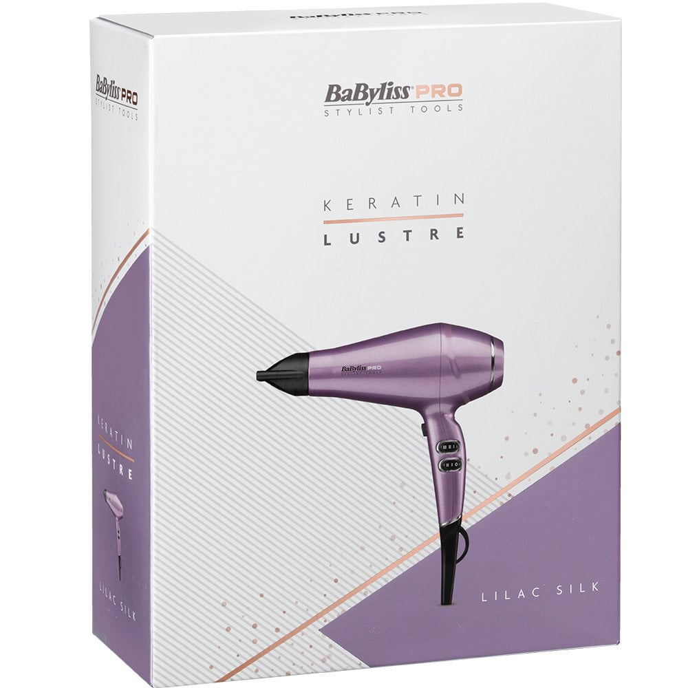 Babyliss Pro Keratin Lustre Hair Dryer Lilac Mist