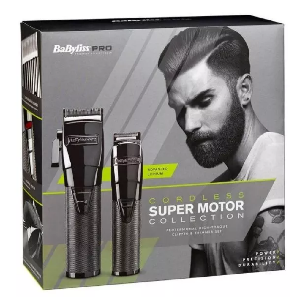 Babyliss Pro Super Motor Cordless Clipper & Trimmer Duo