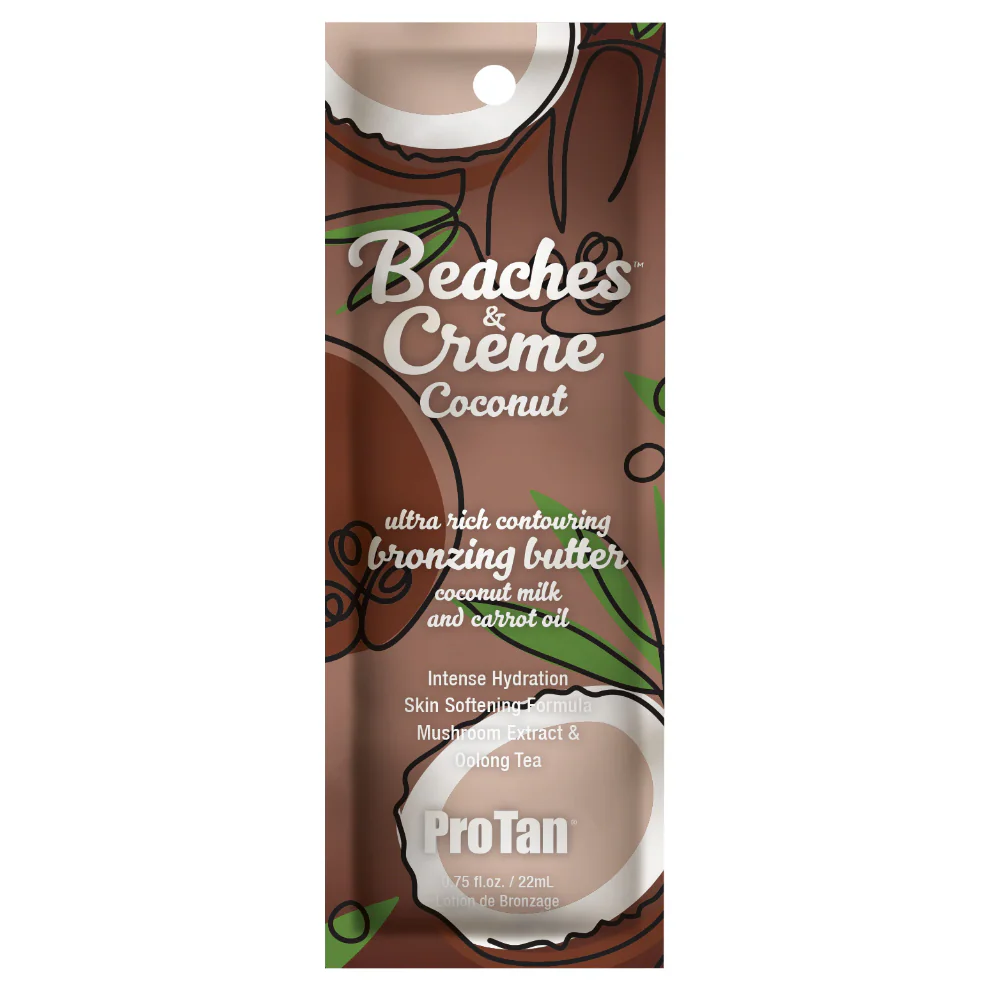ProTan Beaches & Creme Coconut Bronzing Butter Lotion Sachet 22ml