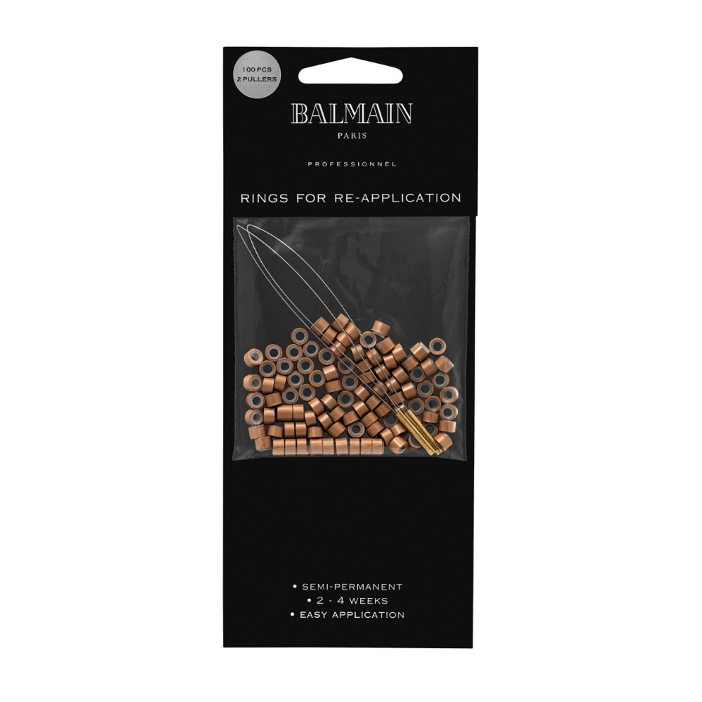 Balmain Soft Rings Brown 100 Pack