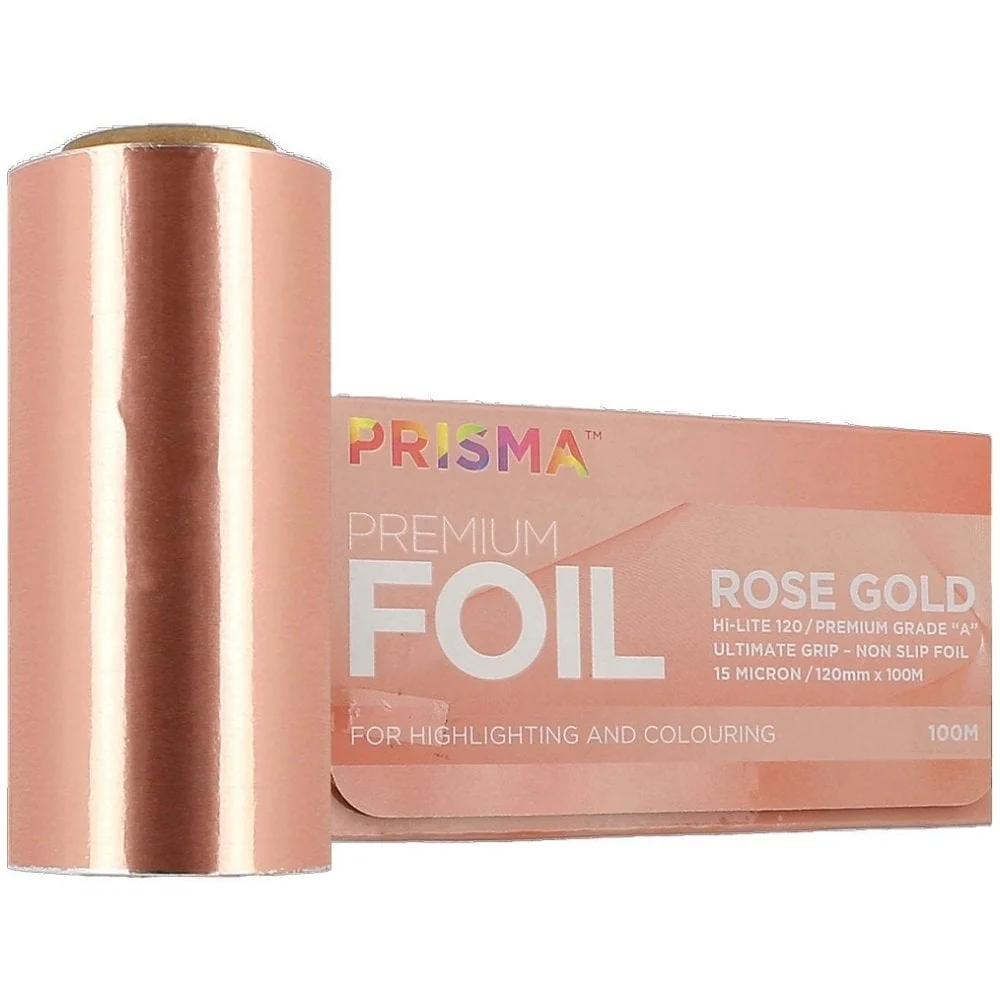 Prisma Foil Sheets Rose Gold 120mm x 100