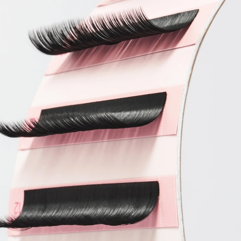 Tatti Lashes Mixed Length C Curl 0.05 Russian Volume Individual Lashes Black