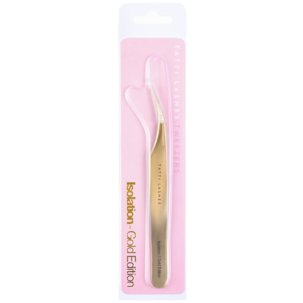 Tatti Lashes Isolation 1 Gold Edition Tweezer