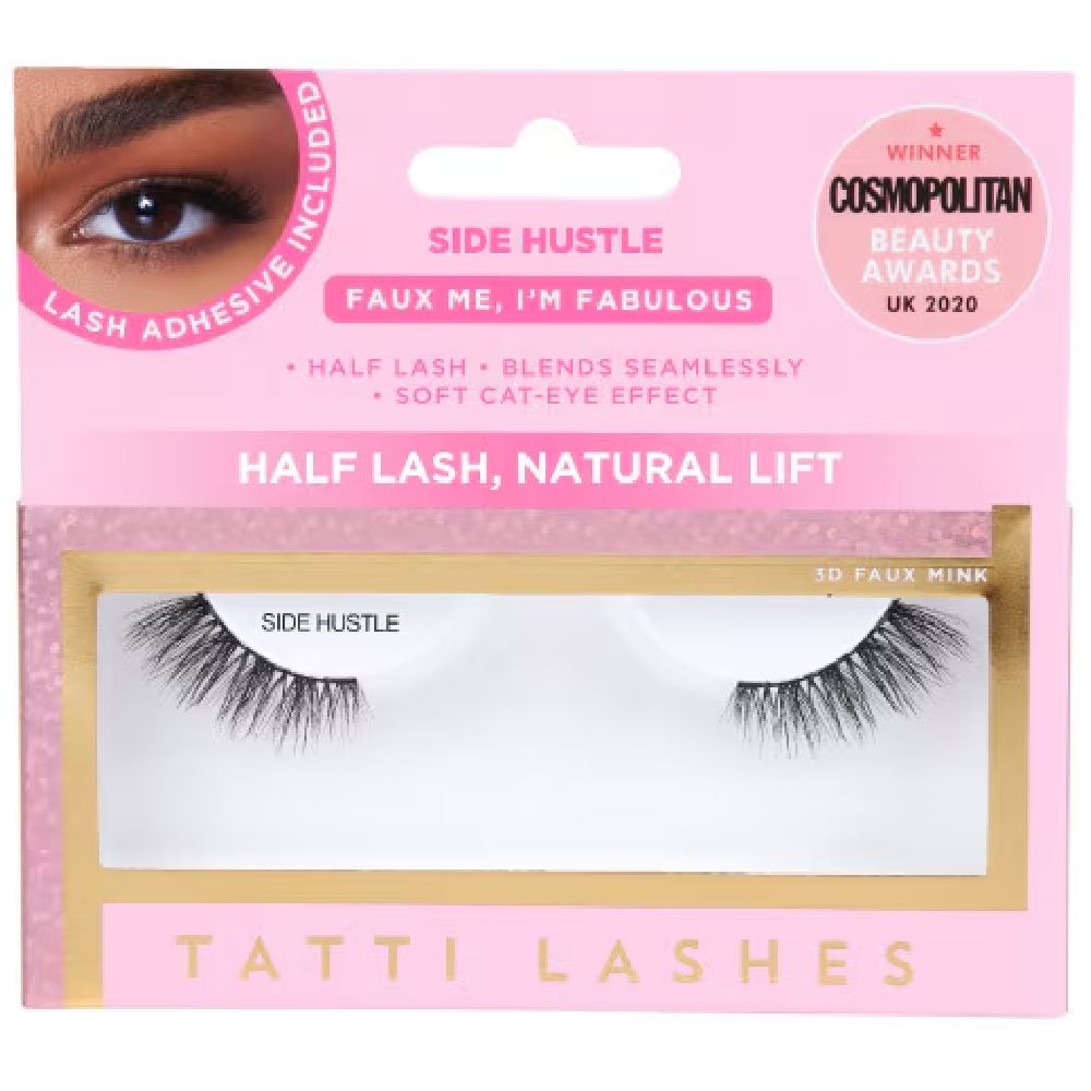 Tatti Lashes Side Hustle Half Strip Lash Black