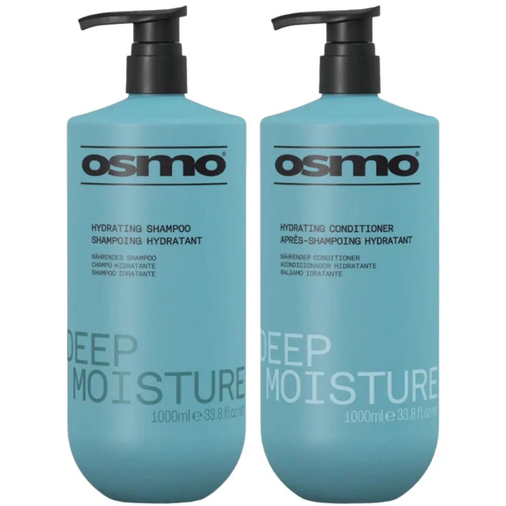 Osmo Deep Moisture Hydrating Shampoo & Conditioner Duo 1000ml