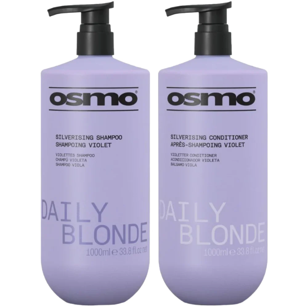 Osmo Daily Blonde Silverising Shampoo & Conditioner Duo 1000ml