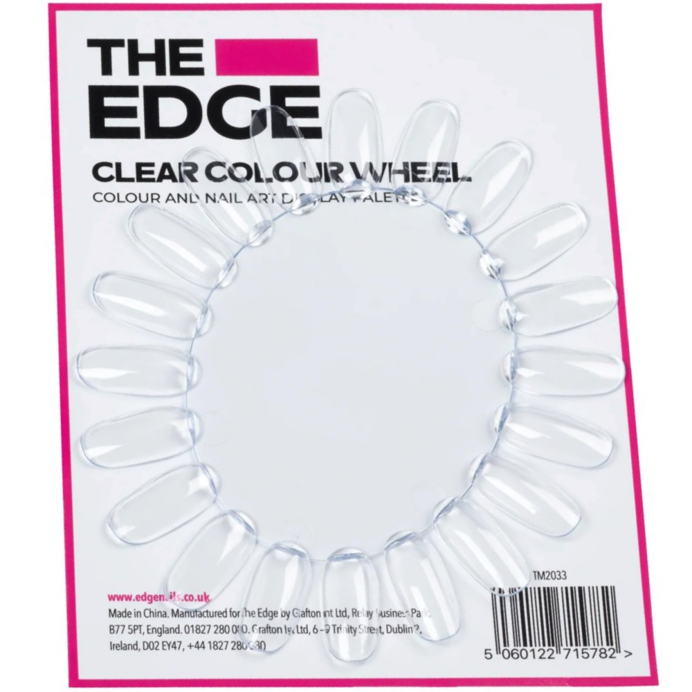 The Edge Clear Nail Chart Wheel