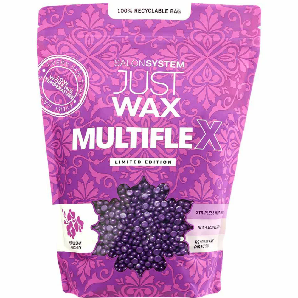 Salon System Just Wax Multiflex Opulent Orchid Stripless Beads 700g