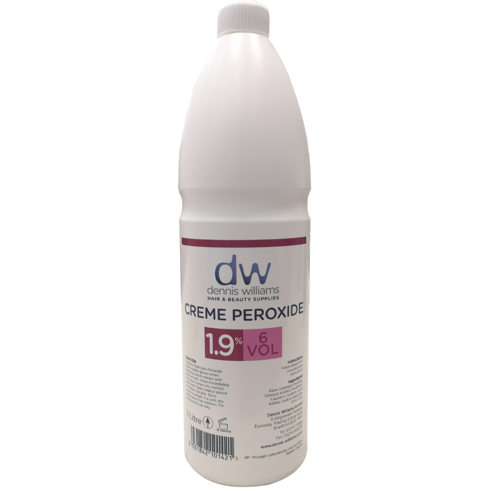 Dennis Williams Creme Peroxide 1.9% 6 Vol 1000ml