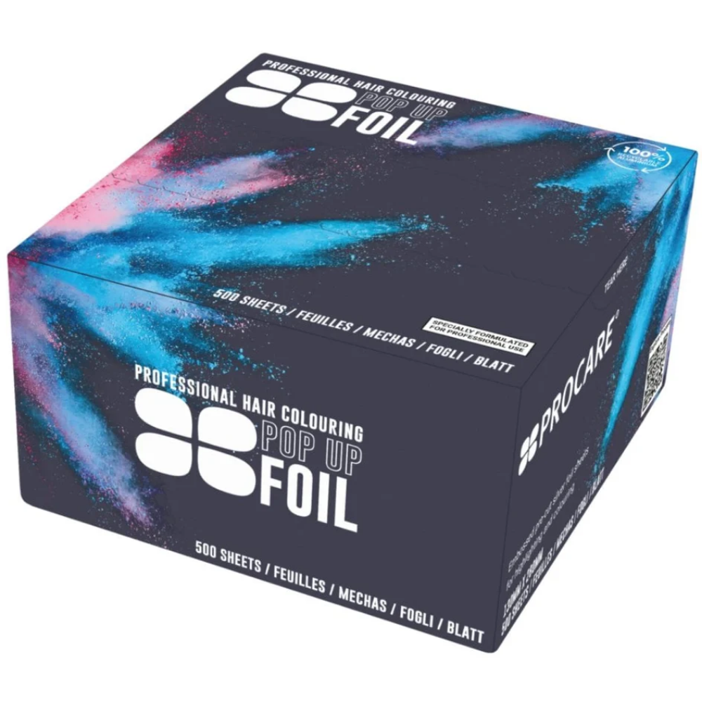 Procare Pop-Up Embossed Foil Sheets 130mm x 280mm 500 Pack