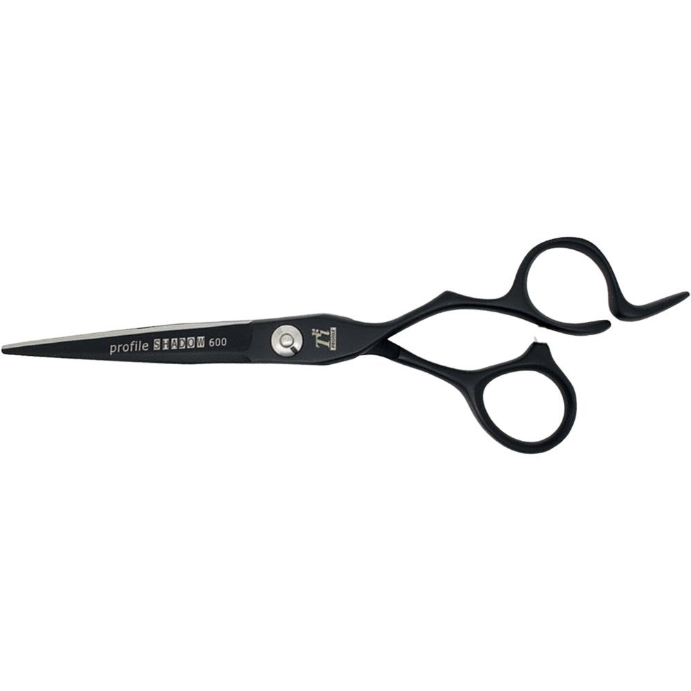 TRI Matt Black Profile Shadow Offset Scissors 5.5 Inch