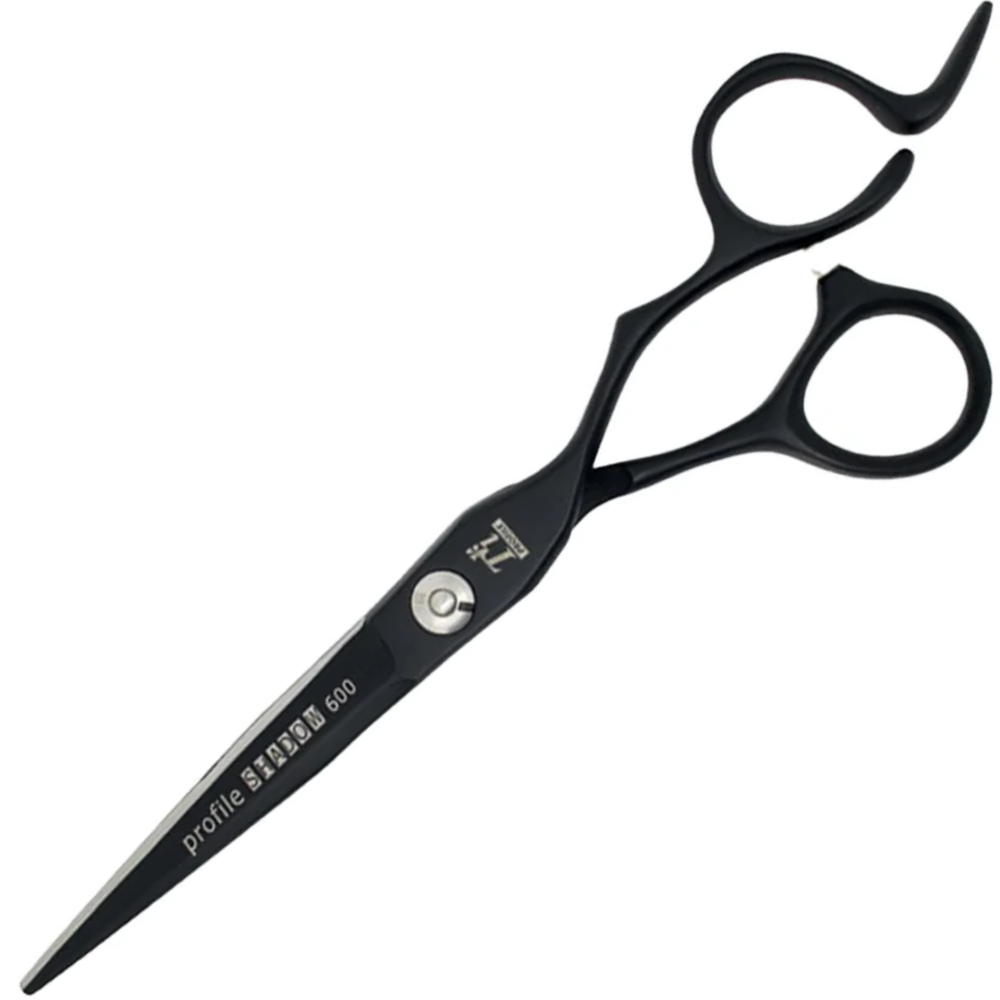 TRI Matt Black Profile Shadow Offset Scissors 5.5 Inch