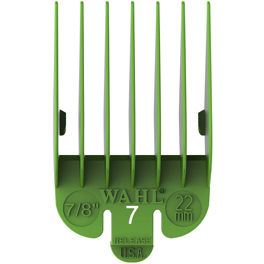 Wahl Professional No.7 Grade Comb Attachment Green