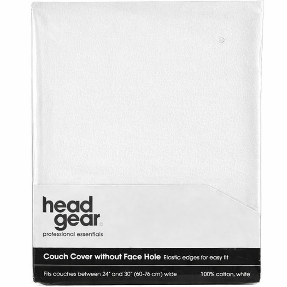 Headgear Couch Cover No Hole White