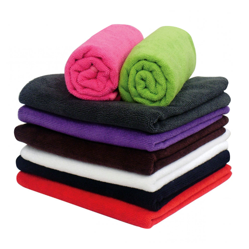 Dennis Williams Microfibre Towels Pewter Grey 45cm x 85cm 12 Pack