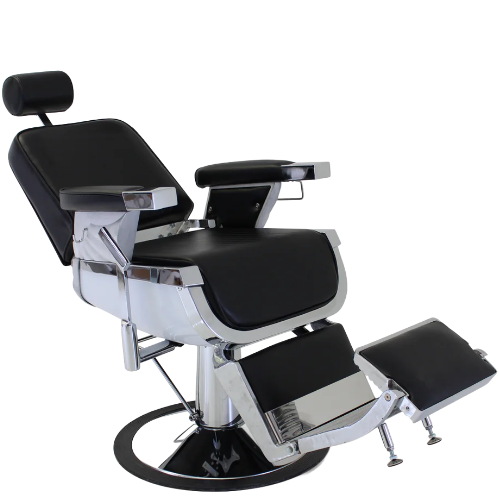 REM Emperor Barbers Chair Black
