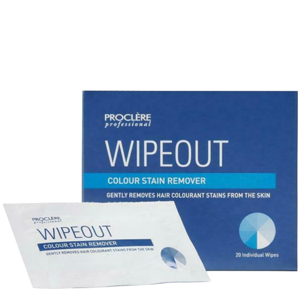 Proclere Wipeout Colour Remover Wipes 20 Pack