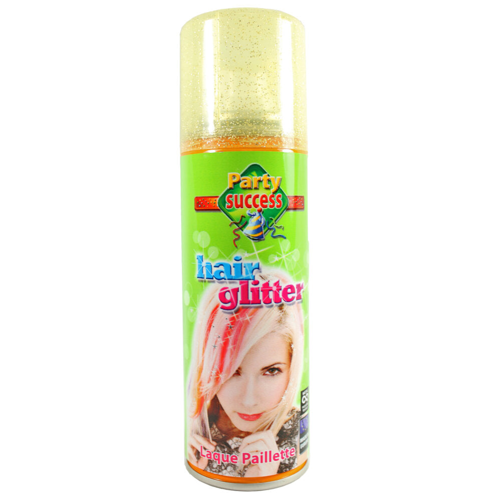 Party Success Glitter Hairspray Gold 125ml