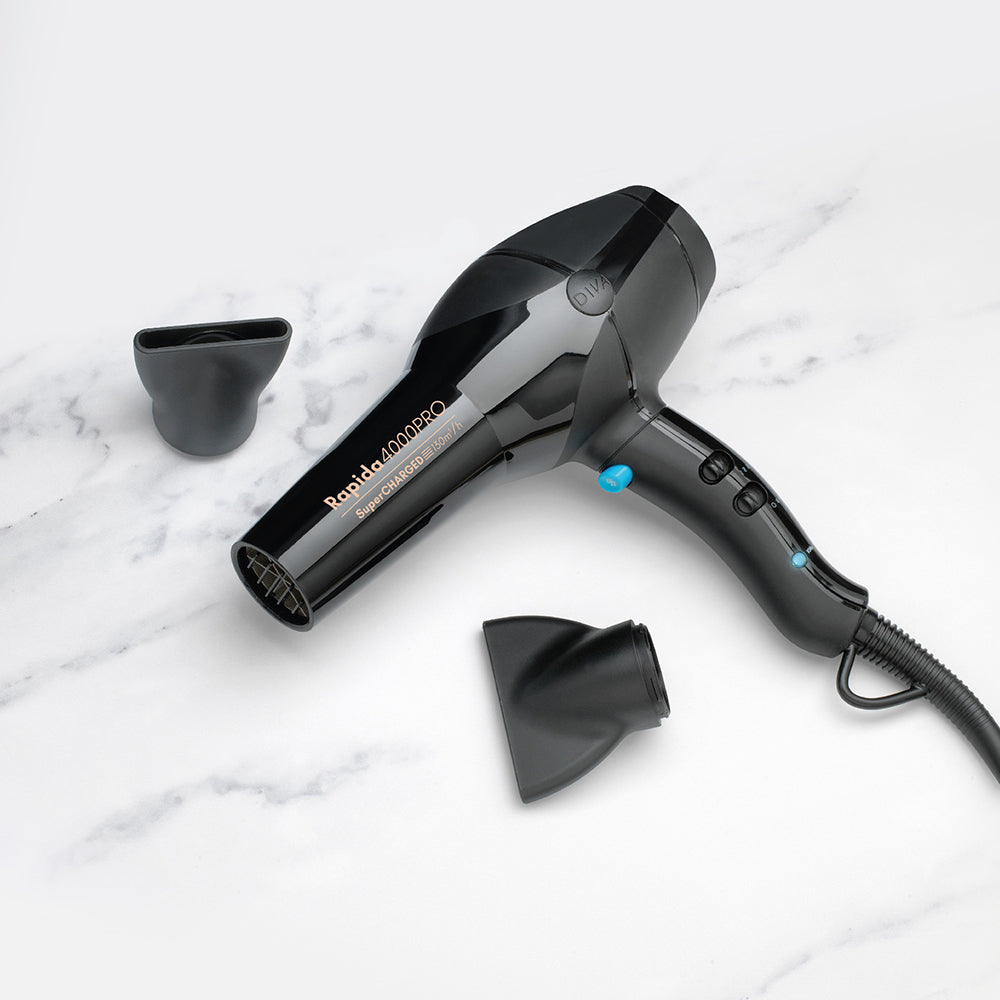 Diva Rapida 4000 Hair Dryer Pro Onyx