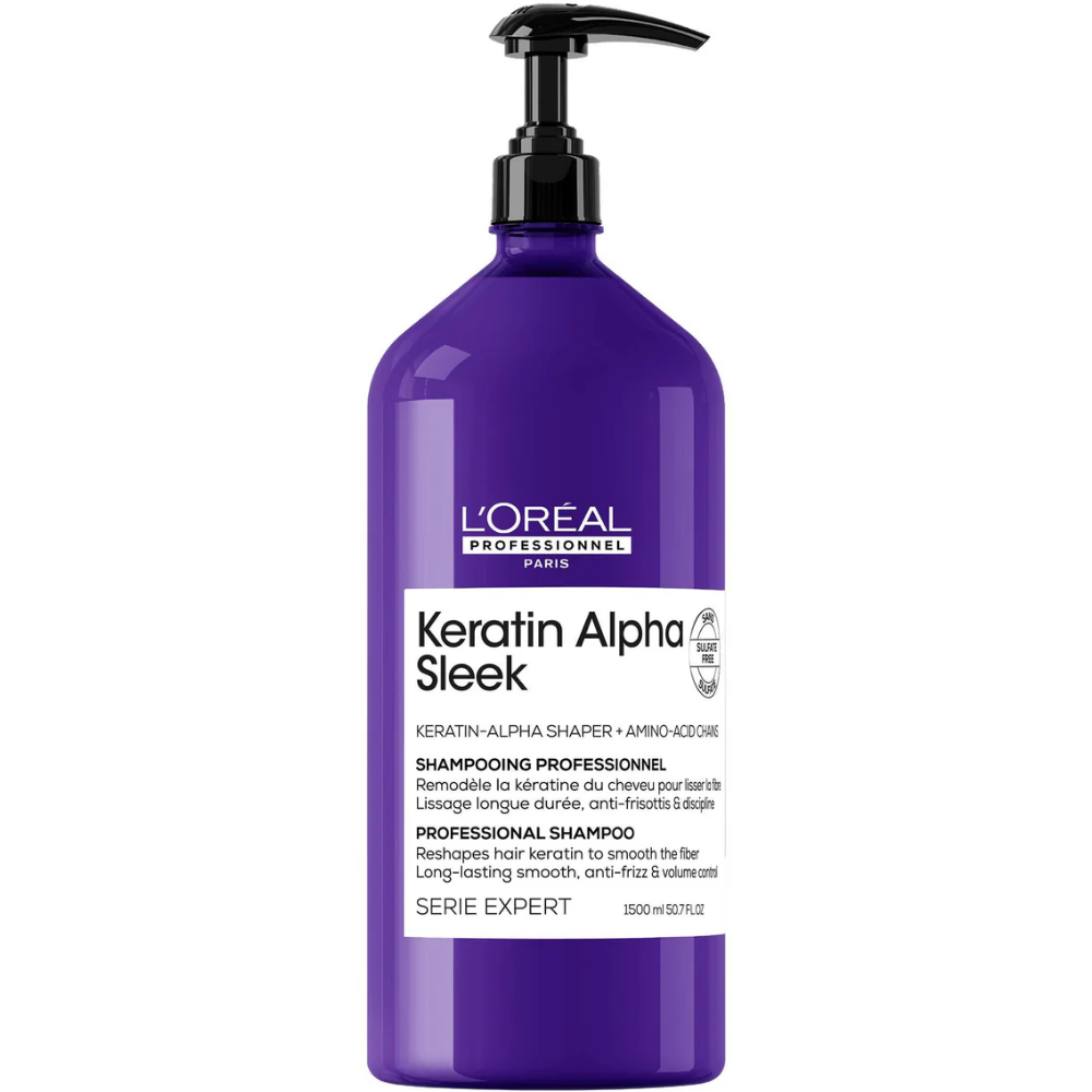 L'Oréal Professionnel Keratin Alpha Sleek Shampoo 1500ml