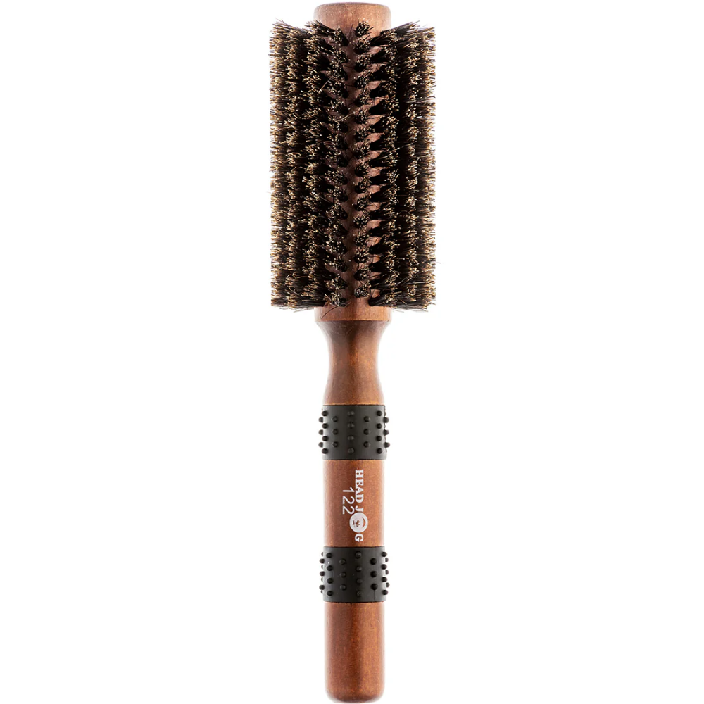 Head Jog Natural Boar Bristle Radial Brush 122 28mm