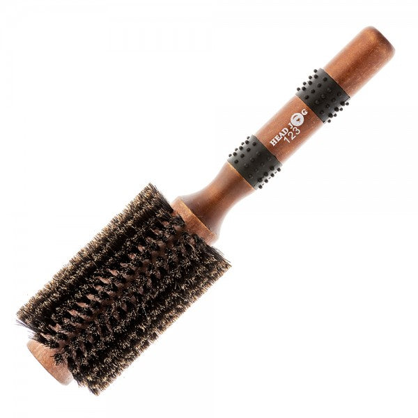 Head Jog Natural Boar Bristle Radial Brush 123 33mm