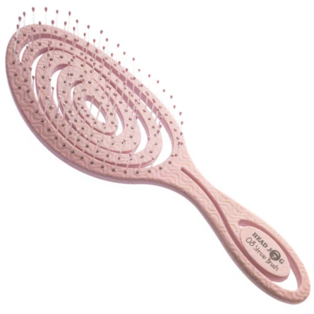 Head Jog Straw Paddle Brush 08 Orchid