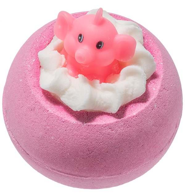 Bomb Cosmetics Pink Elephants & Lemonade Bath Bomb