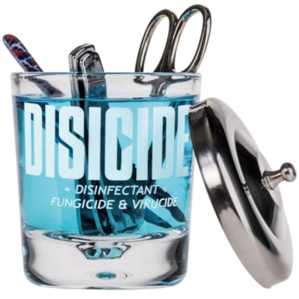Disicide Glass Sterilising Manicure Jar 170ml