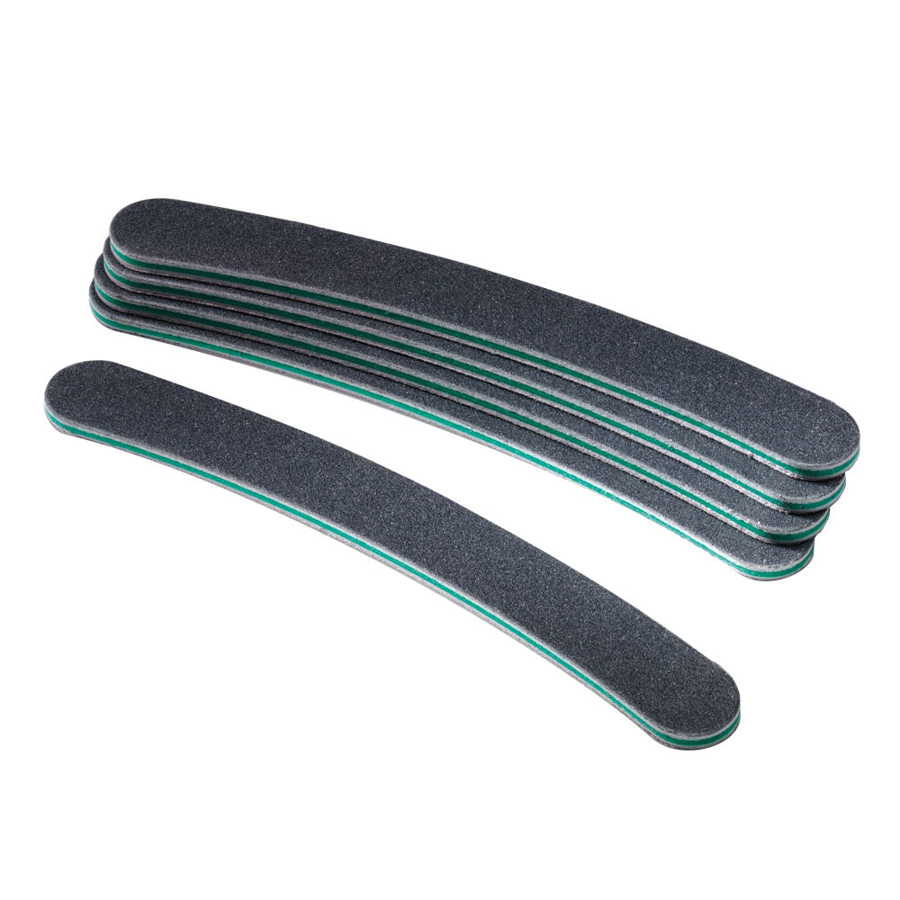 Star Nails Boomerang Nail Files Black 180/180 6 Pack