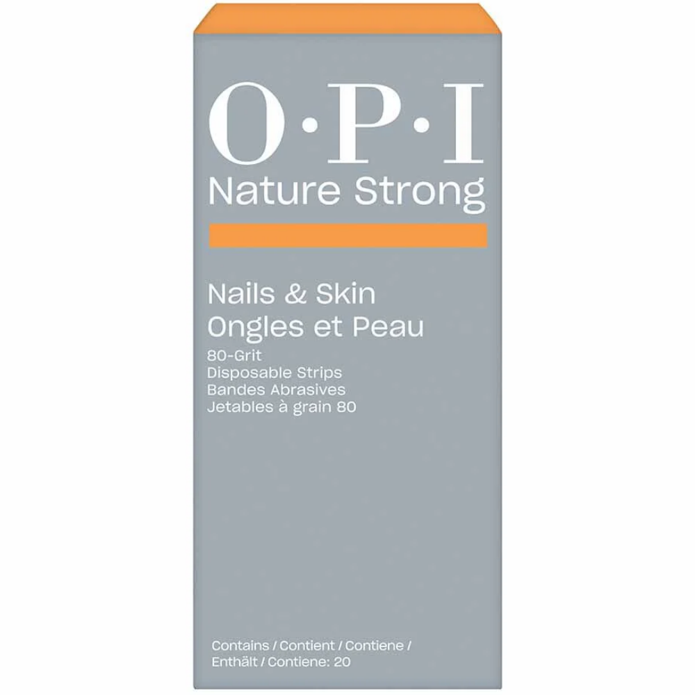 OPI Nature Strong Disposable Grit Strips 80 Grit