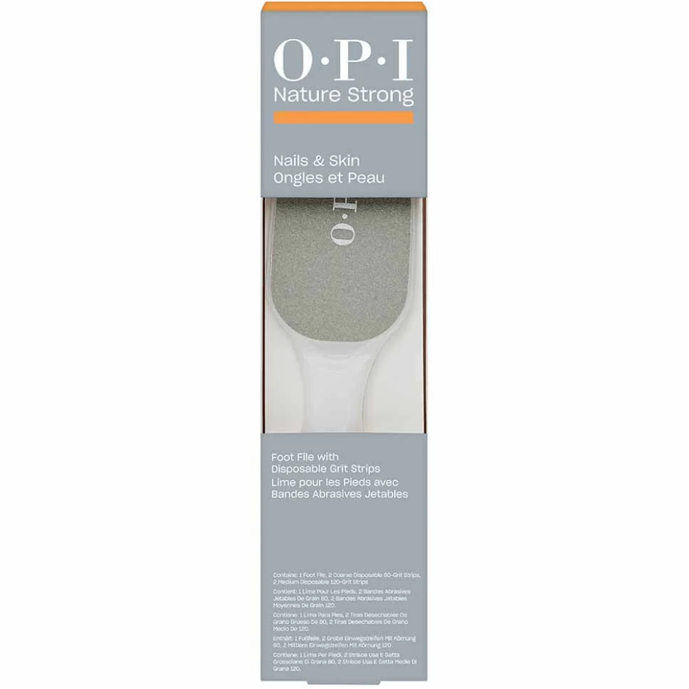 OPI Nature Strong Dual Sided Foot File With Disposable Grit