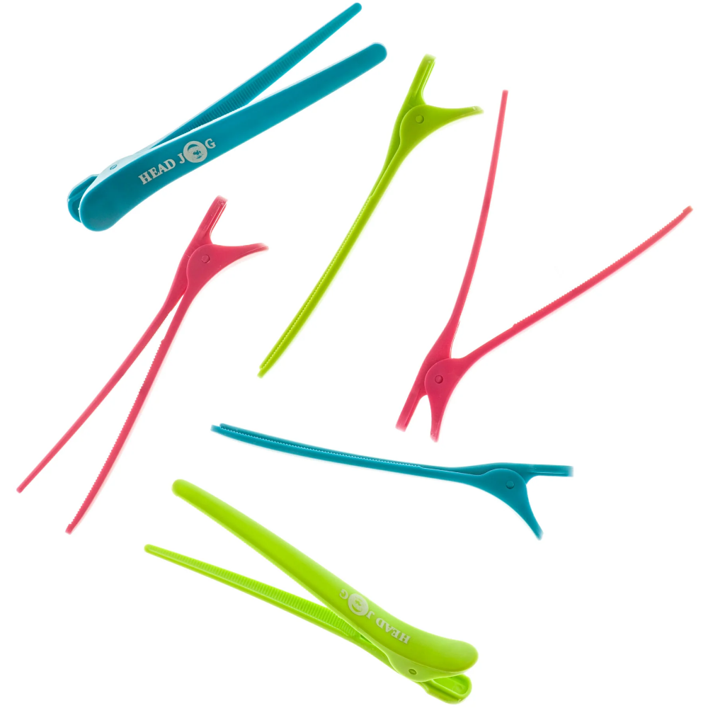 Head Jog Klip Itz Neon 6 Pack