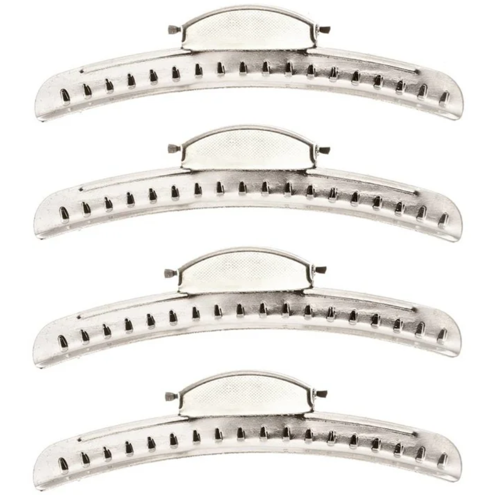 Head Jog Marcel Klipz Silver 4 Pack