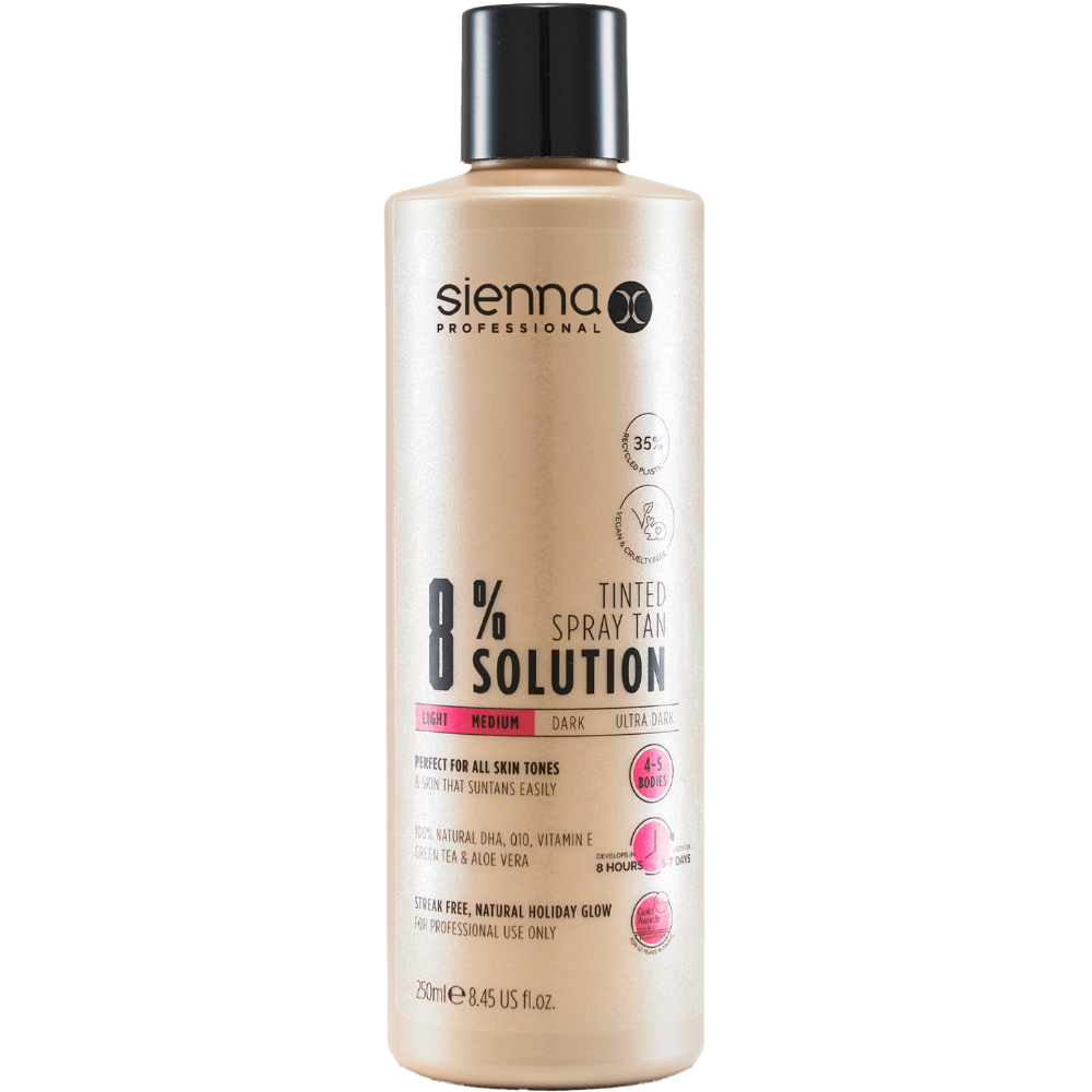 Sienna X Tanning Solution 8% Gold 250ml