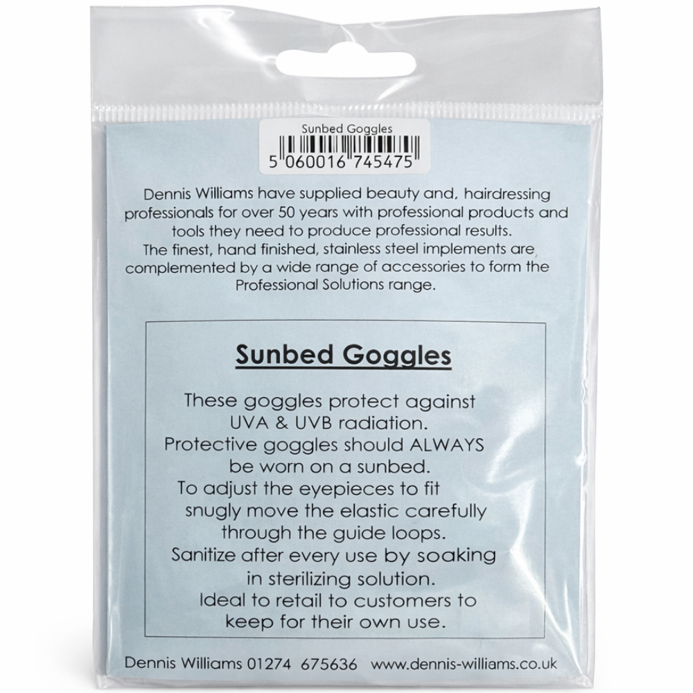 Dennis Williams Sunbed Goggles