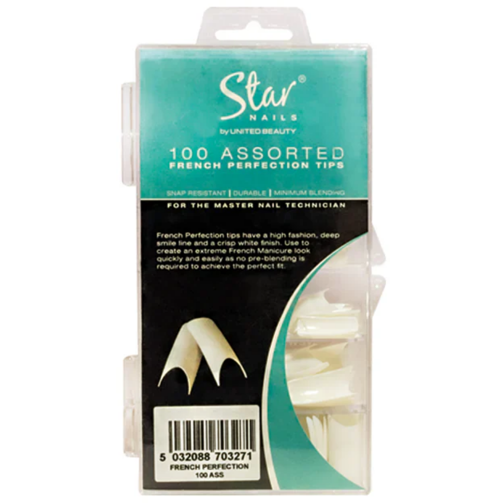 Star Nails French Perfection Tips 100 Pack