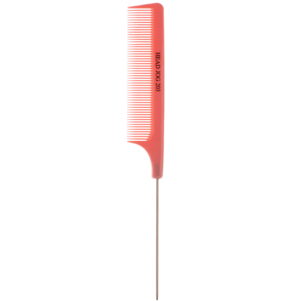 Head Jog Pin Tail Comb 203 Pink