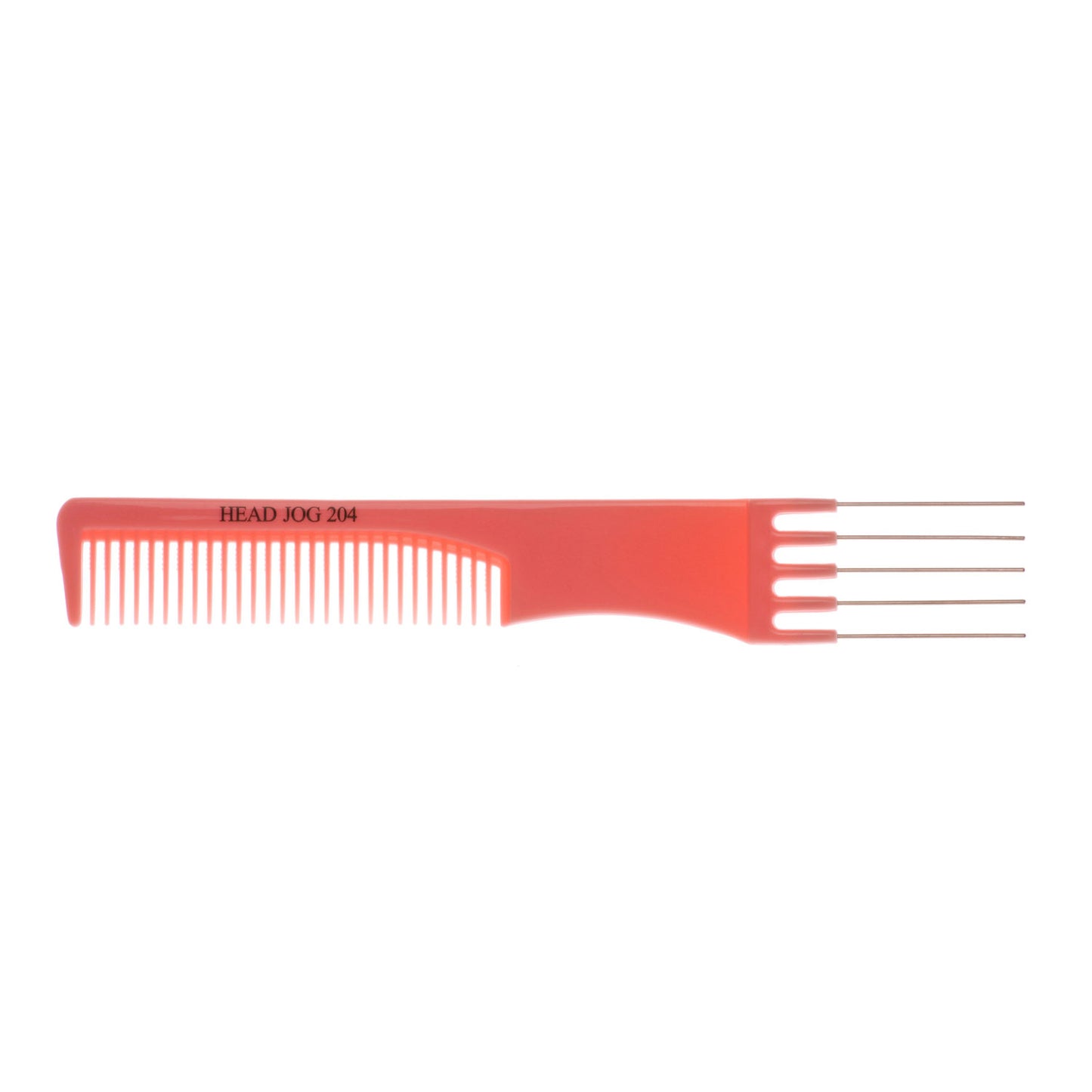 Head Jog Lift Comb With Metal Pins 204 Pink