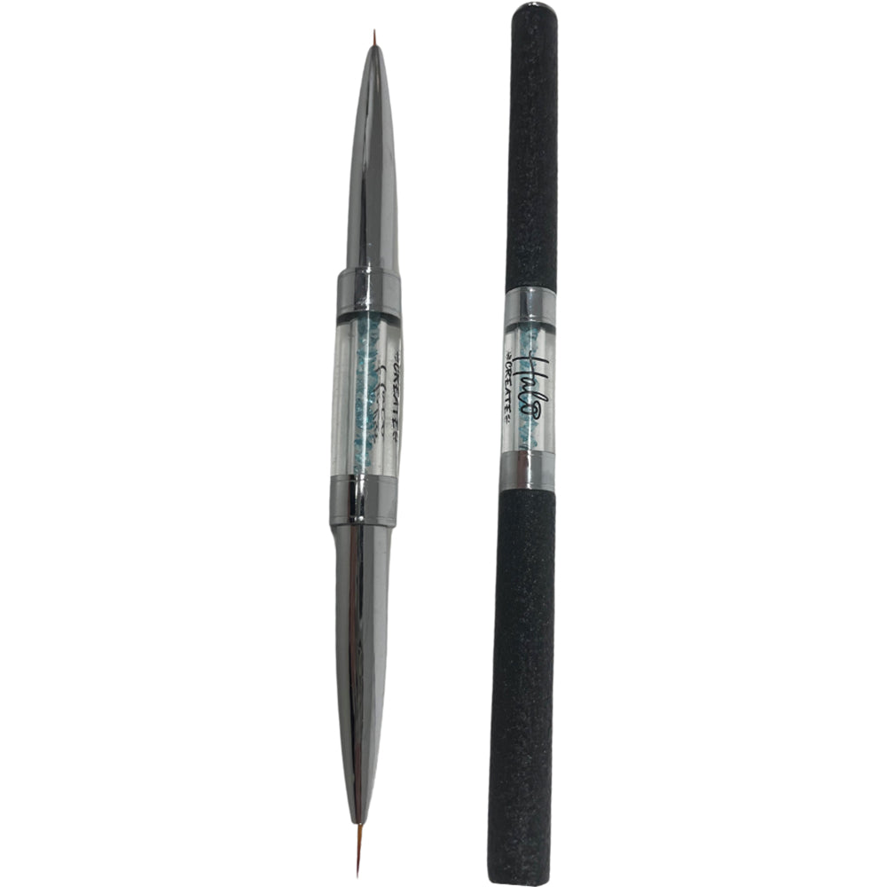 Halo Create Combo Nail Brush Fine Liner 4mm/7mm