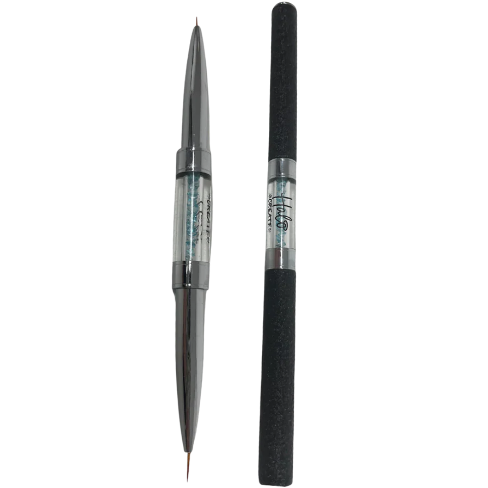 Halo Create Combo Nail Brush Fine Liner 4mm/7mm
