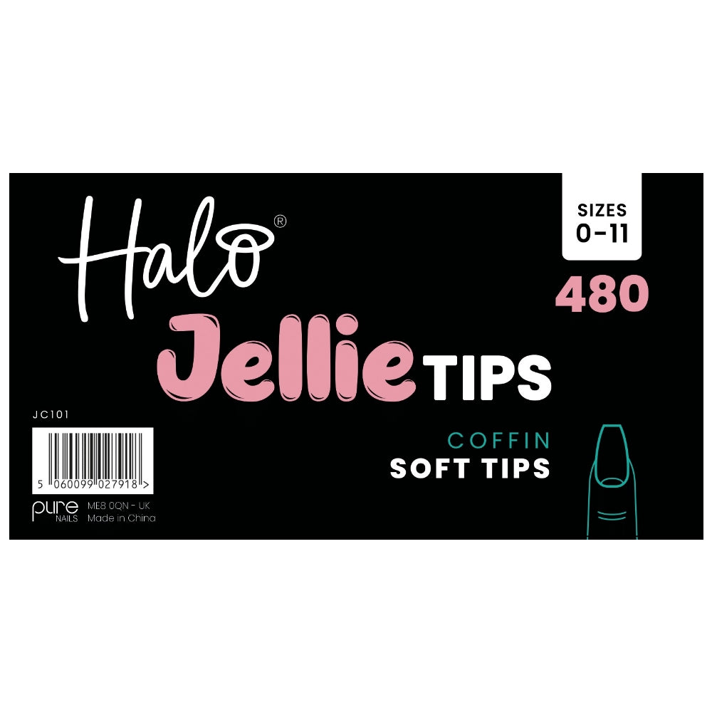 Halo Jellie Tip Coffin Sizes 0-11 480 Pack