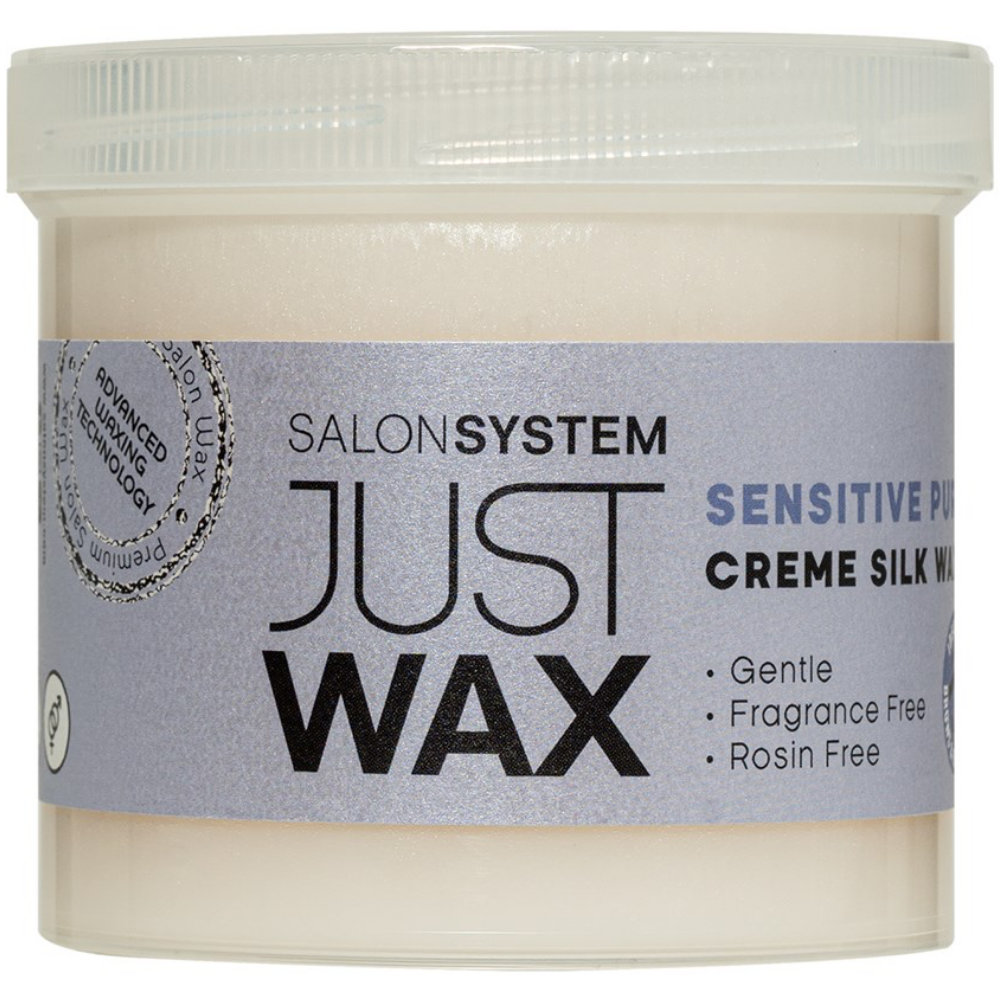 Salon System Just Wax Sensitive Creme Silk Wax 425g