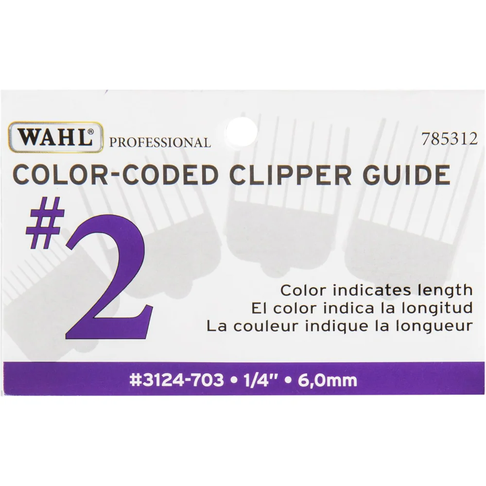 Wahl Professional No.2 Grade Comb Attachment Purple