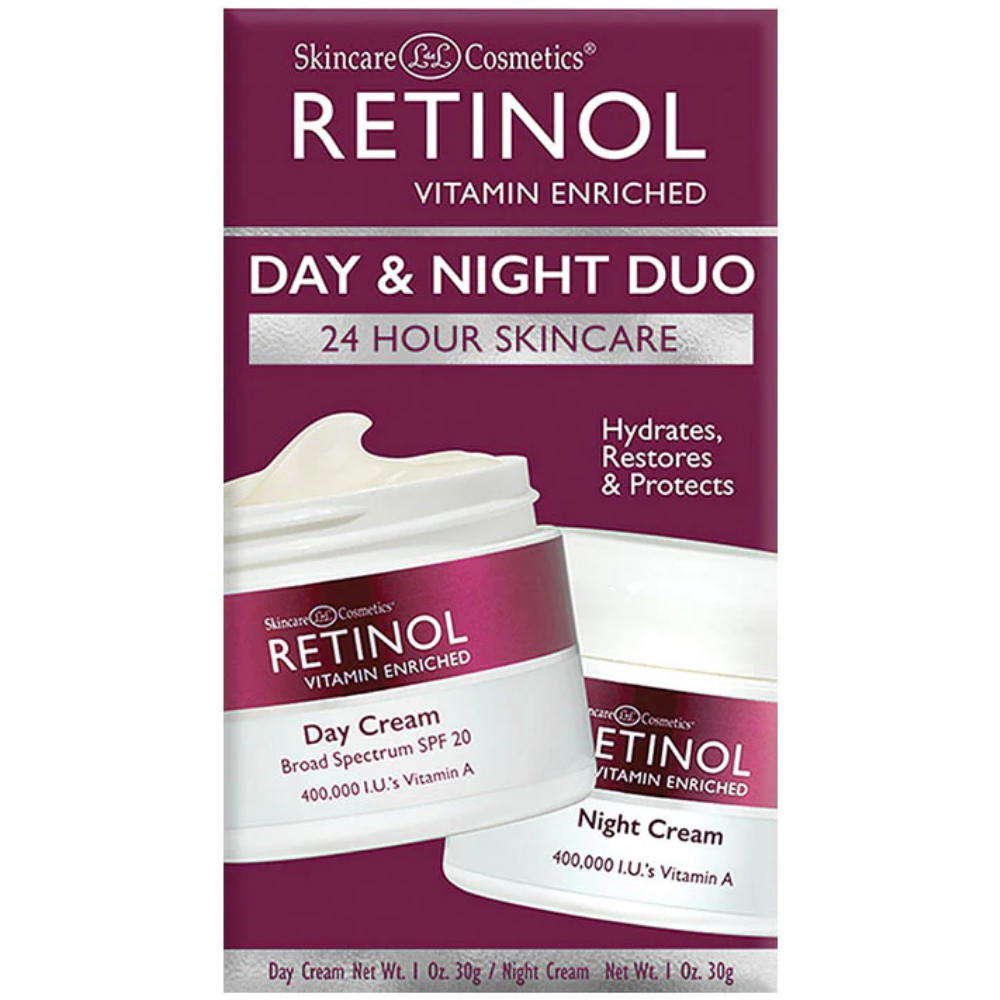 Skincare Cosmetics Retinol Anti-Ageing Day & Night Duo 30g
