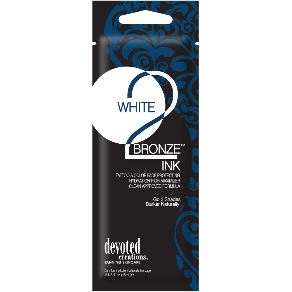 Devoted Creations White2Bronze Ink Protecting Tanning Accelerator Sachet 15ml