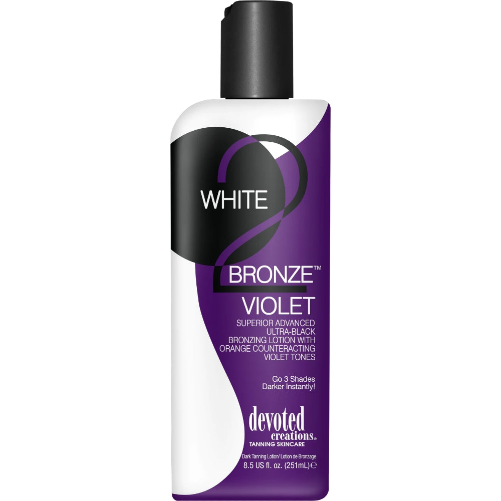 Devoted Creations White2Bronze Violet Ultra Black Tanning Accelerator 251ml